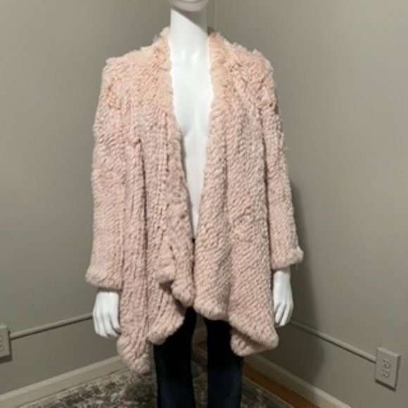H Brand Ashleigh Rabbit Fur Coat, Size M - Worn only once! - Picture 2 of 12